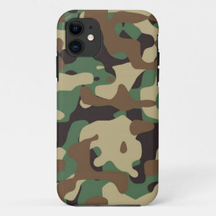 Woodland Pattern Camo iPhone 5/5S Cover