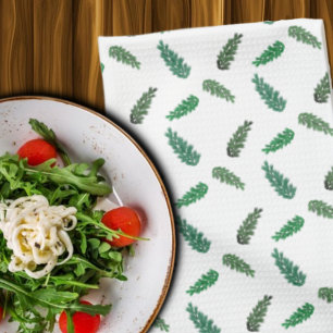 Woodland Pine Tree Branches Kitchen Towel