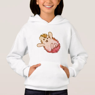 Woodland Red Orange Happy Cute Hedgehog