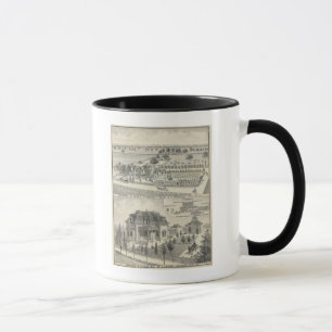 Woodland residences, farms mug