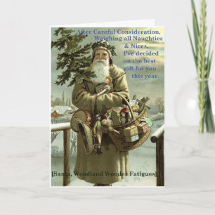 Woodland Santa - Gift of Pure Love Card