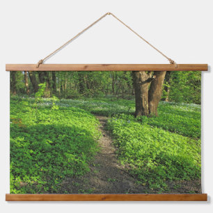 Woodland Scene. Blackweir Woods, Cardiff Hanging Tapestry