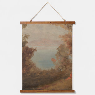 Woodland Scene In Autumn Hudson or Maine 1860 Art Hanging Tapestry