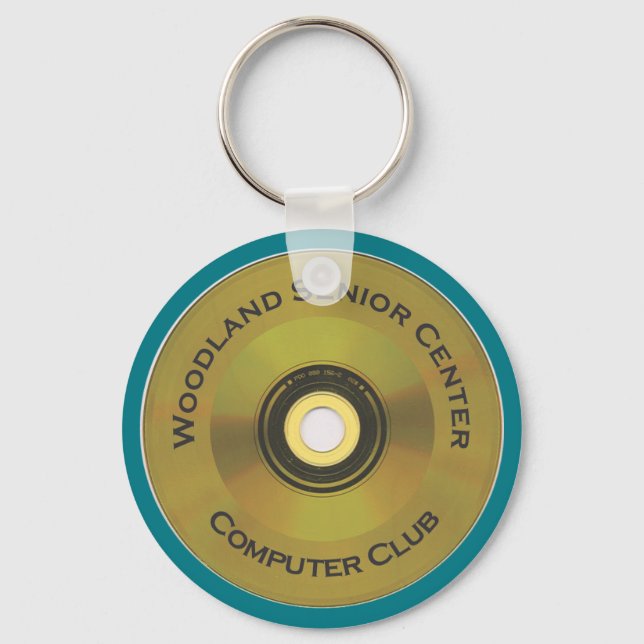Woodland Senior Centre Computer Club Keychain (Front)
