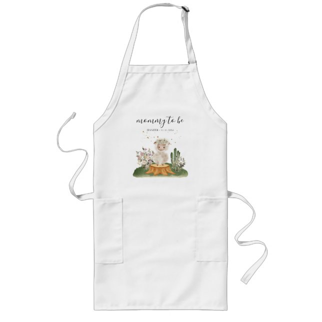 Woodland Sheep being Mom Long Apron (Front)