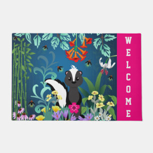 Woodland Skunk Doormat