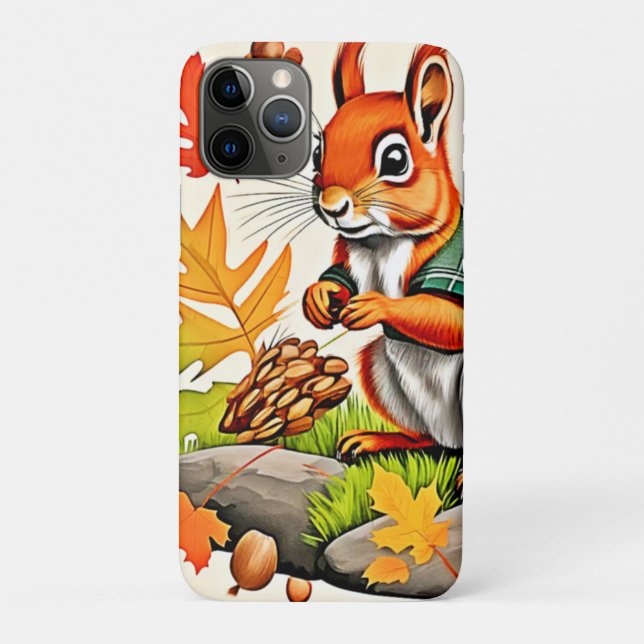 Woodland Squirrel View Design Case-Mate iPhone Case (Back)