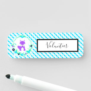 Woodland Story Name Tag