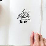 Woodland Storybook Bear Baby Book Stamp<br><div class="desc">Stamp your baby shower or party with a touch of personalized charm using our custom ink stamp. This versatile stamp, adorned with a whimsical woodland bear, adds a unique and cozy vibe to your book-themed celebration. Effortlessly customize it with the baby's name and create a lasting impression on the books...</div>