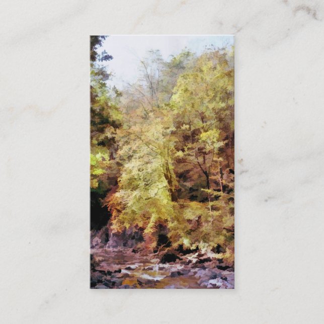 WOODLAND STREAM BUSINESS CARD (Front)