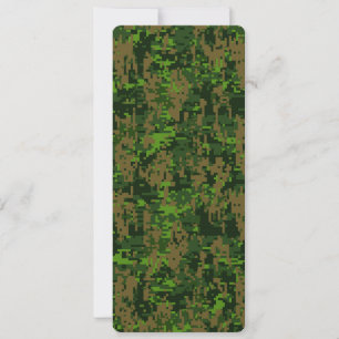 Woodland Style Digital Camouflage Accent