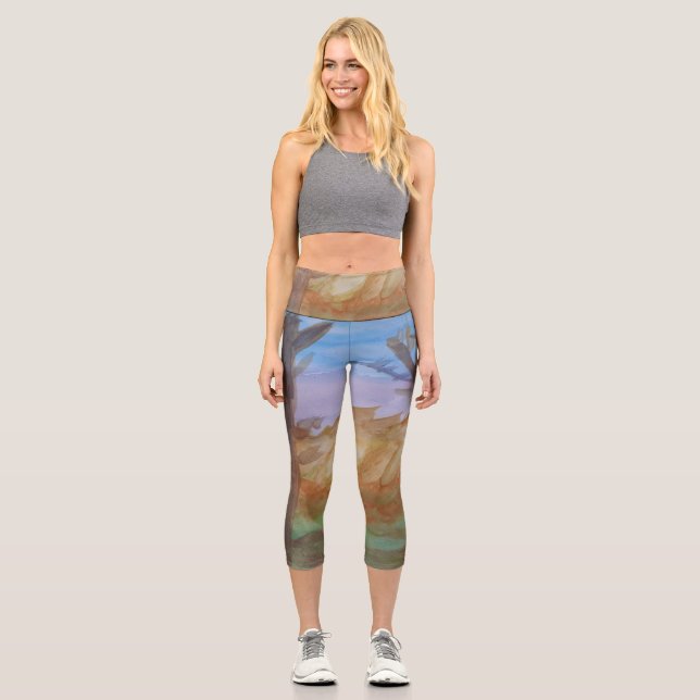 Woodland Sunset Leggings (Front)