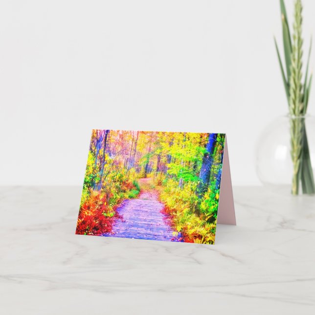WOODLAND TRAIL GREETING CARD (Front)