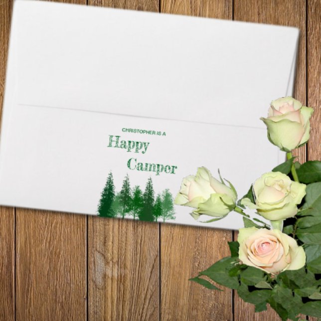 Woodland Trees Birthday Envelope (Creator Uploaded)
