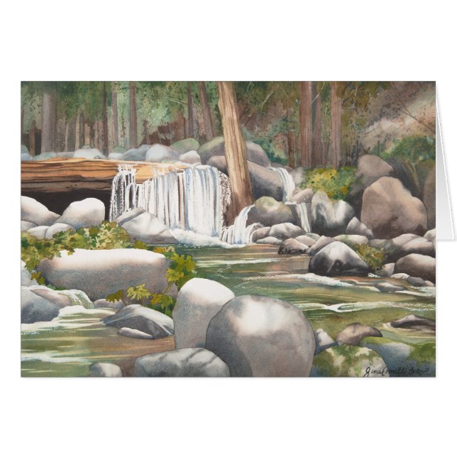 Woodland Waterfall Blank (Front Horizontal)