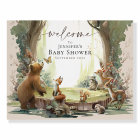 Woodland Welcome Sign Foam Board