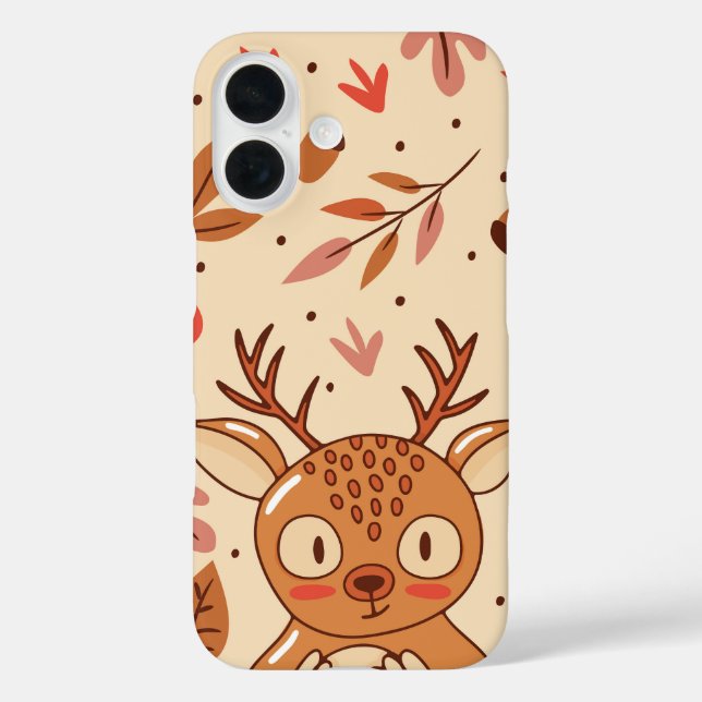 Woodland Whimsy Autumn Deer Case-Mate iPhone Case (Back)