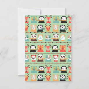 Woodland Whimsy Buddies Greeting Card