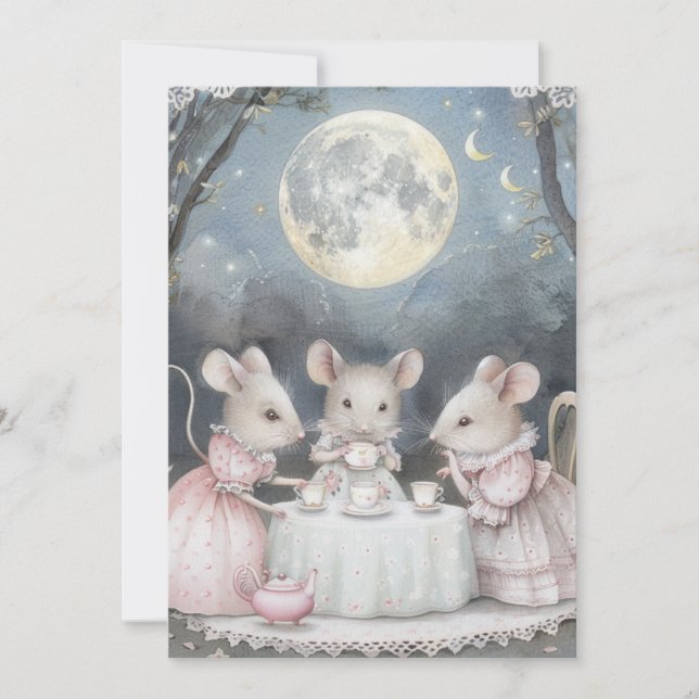 Woodland Whimsy Sprinkle | Forest Friends Invitation (Front)
