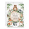 Woodland Wild One Rustic Greenery Animals Birthday