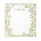 Woodland Wildflower Personalized Social Stationery