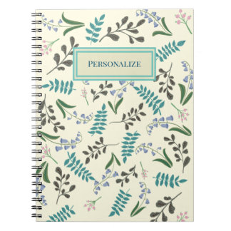 Woodland Wildflower Spiral Notebook