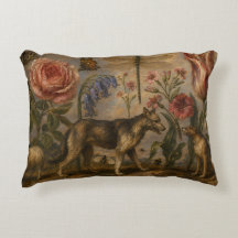Woodland Wildlife and Botanical Oil Painting