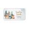Woodland Winter Animal Forest Baby Shower Address
