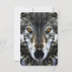 Woodland Wolf Inspirational Portrait