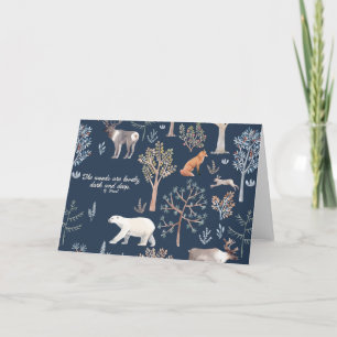 Woodland Wonders Greeting Cards, Thank You Notes