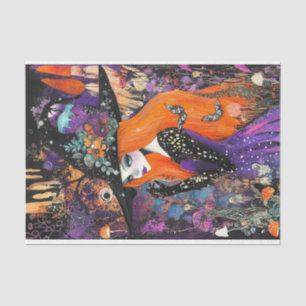 Woodland Wtich Decoupage Tissue Paper