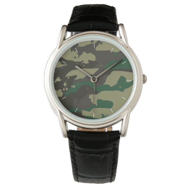 Woodlands camouflage watch (Front)