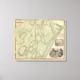 Woodlawn Cemetery Canvas Print