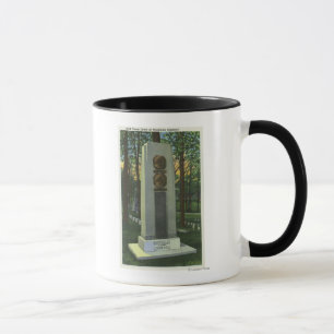 Woodlawn Cemetery, Mark Twain Gravestone Scene Mug