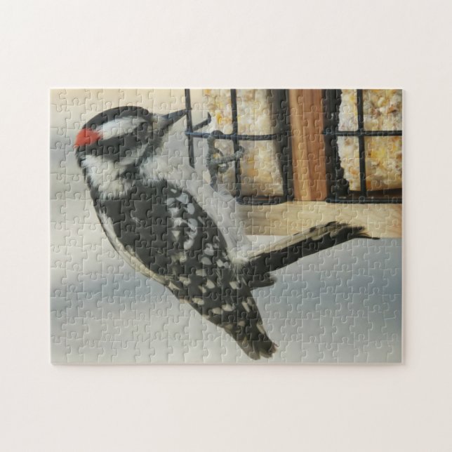 Woodpecker | 252 piece photo puzzle (Horizontal)