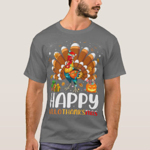 Woodpecker Bird Halloween Christmas Happy Hallotha T-Shirt