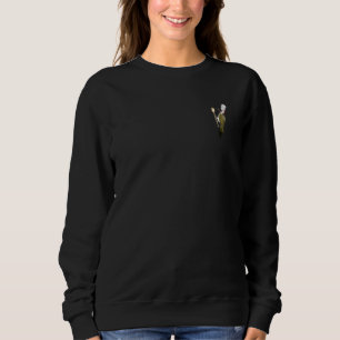 Woodpecker Bird Kitchen Chef Hat Cooking Biologist Sweatshirt