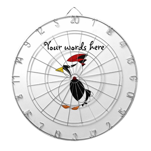 Woodpecker Dartboard (Front)
