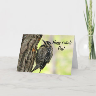 Woodpecker Father's Day Greeting Card