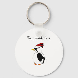 Woodpecker Keychain