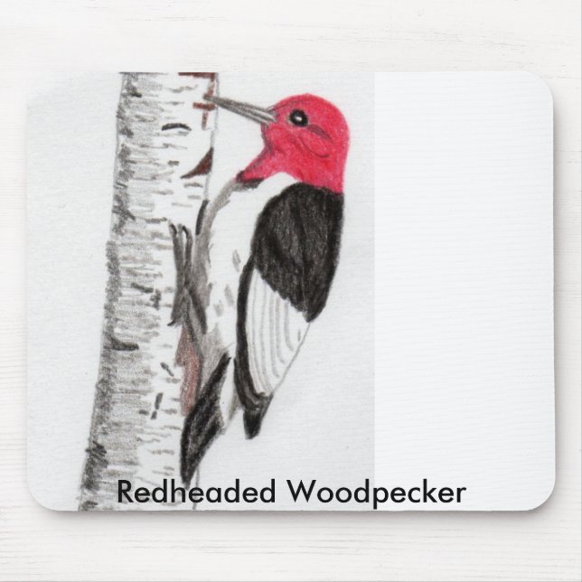 Woodpecker Mouse Pad (Front)
