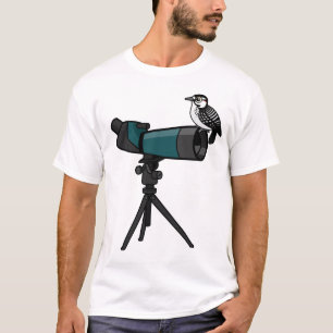Woodpecker on Spotting Scope T-Shirt