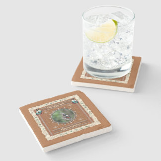 Woodpecker Opportunities Energy Stone Coaster