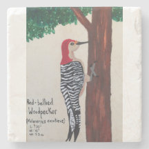Woodpecker Stone Coaster