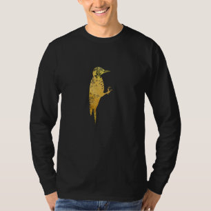 Woodpecker - Vintage Woodpecker Design - Painted W T-Shirt