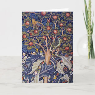 Woodpecker, William Morris Card