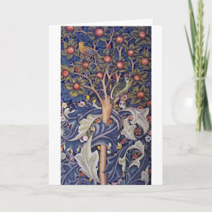 Woodpecker, William Morris Card