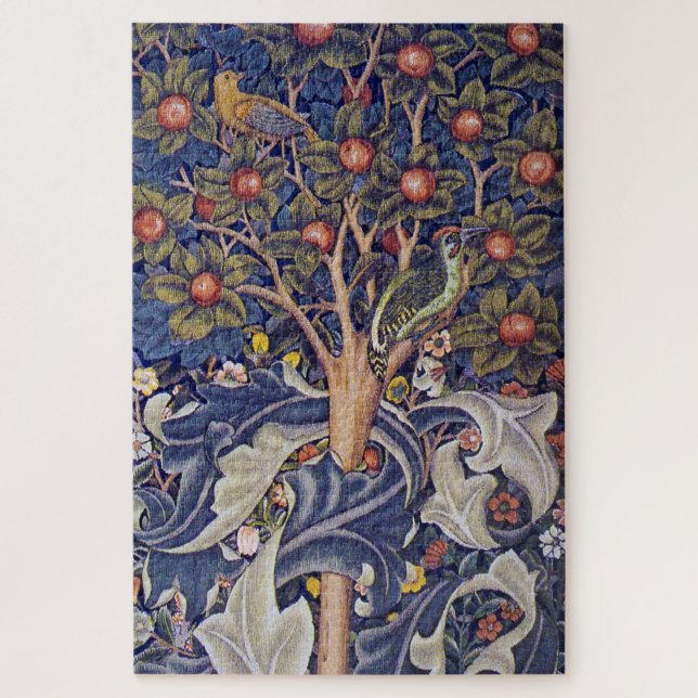 Woodpecker, William Morris Jigsaw Puzzle (Vertical)