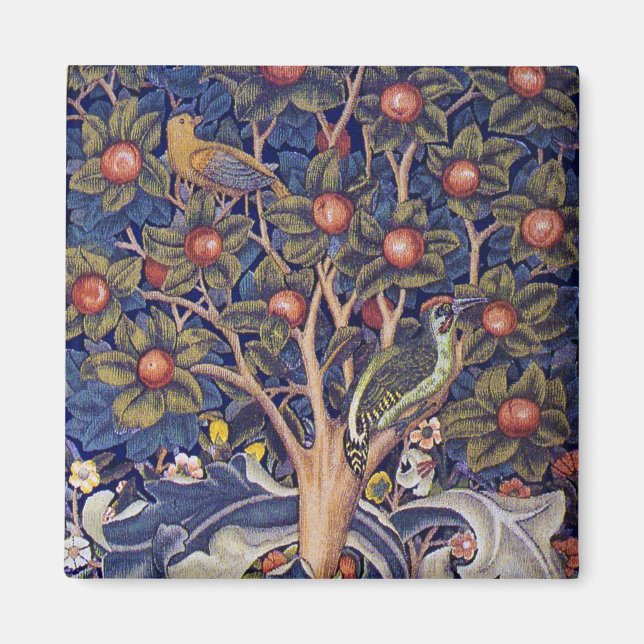 Woodpecker, William Morris Magnet (Front)