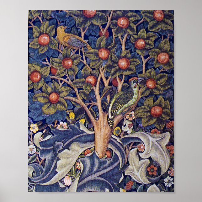 Woodpecker, William Morris Poster (Front)